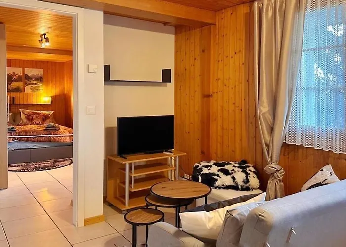 Lejlighed Gemuetliche 2-zimmer Mir Bergblick Aeschi Bei Spiez