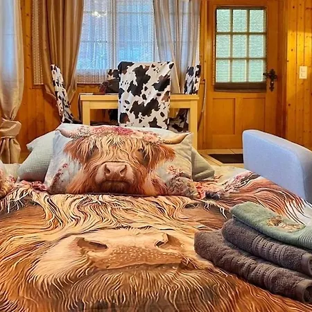 Gemütliche 2-zimmer Mir Bergblick Apartment Aeschi Bei Spiez